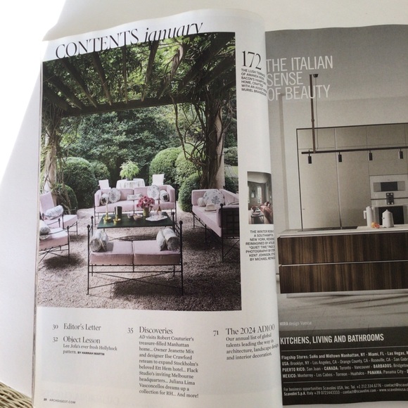 ARCHITECTURAL DIGEST TOP 100 DESIGNERS JANUARY 2024 MAGAZINE NWT - Picture 5 of 7